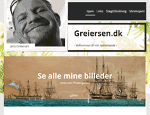 Tablet Screenshot of greiersen.dk